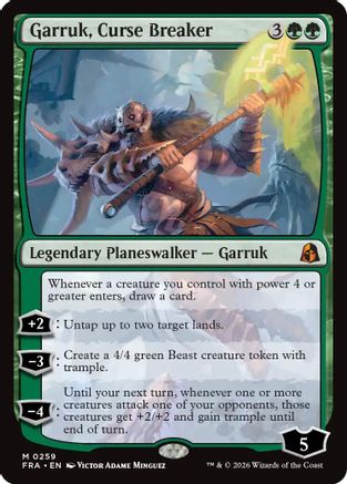 Garruk, Curse Breaker (FRA-259) [Reality Fracture] Foil