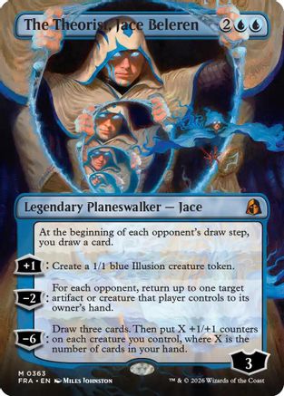 The Theorist, Jace Beleren (Borderless) (FRA-363) [Reality Fracture]