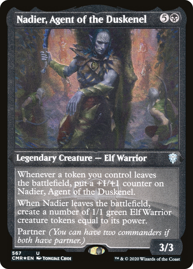 Nadier, Agent of the Duskenel (Foil Etched) (CMR-567) [Commander Legends] Etched Foil