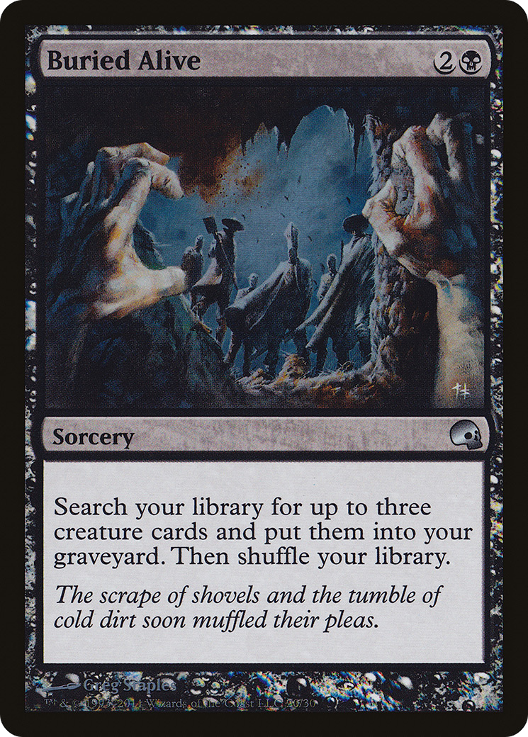 Buried Alive (GRV-020) [Premium Deck Series: Graveborn] Foil