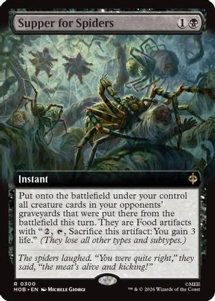 Supper for Spiders (Extended Art) (HOB-300) [The Hobbit]