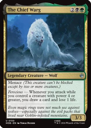 The Chief Warg (HOB-150) [The Hobbit] Foil