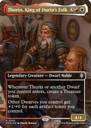 Thorin, King of Durin's Folk (Borderless) (HOC-003) [The Hobbit: Eternal-Legal] Foil