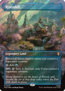 Rivendell (Borderless) (Surge Foil) (HOC-091) [The Hobbit: Eternal-Legal] Foil
