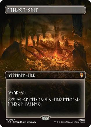 Treasure Vault (Borderless) (Dwarvish) (HOC-097) [The Hobbit: Eternal-Legal]