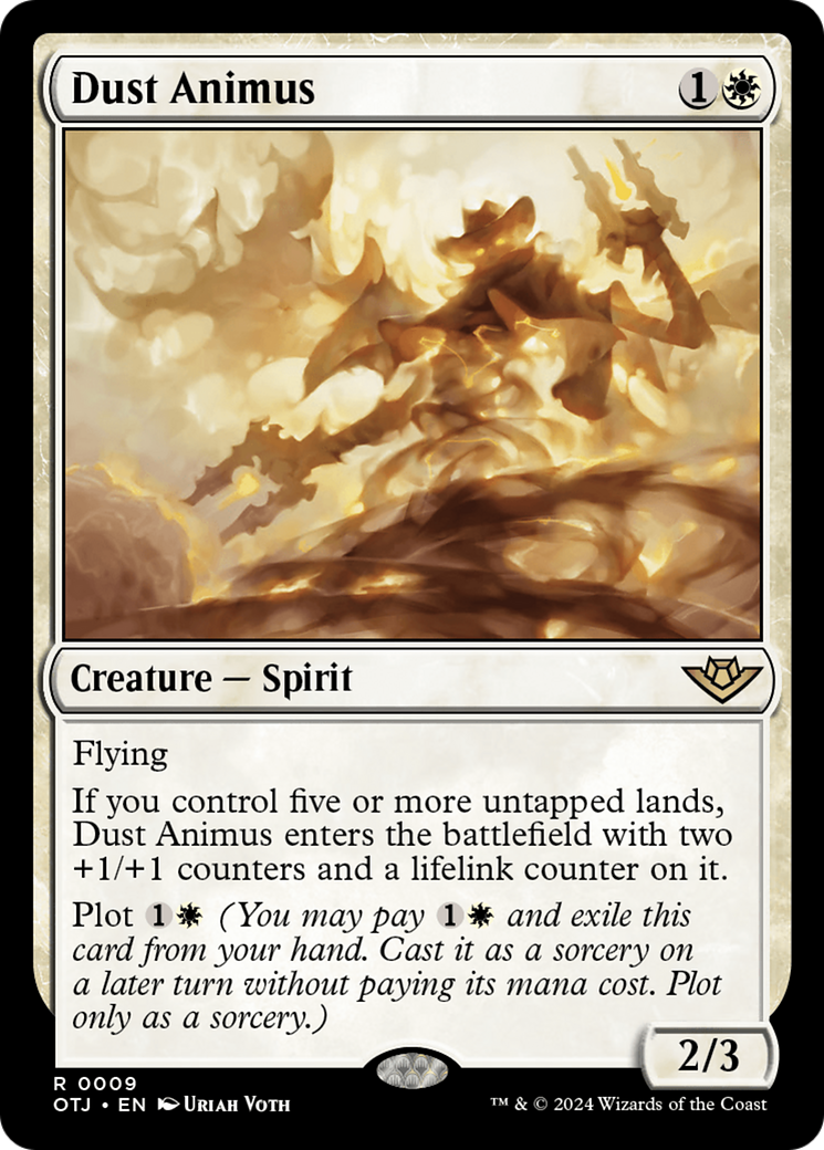 Dust Animus (OTJ-009) [Outlaws of Thunder Junction] Foil