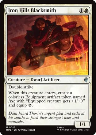 Iron Hills Blacksmith (HOB-016) [The Hobbit] Foil