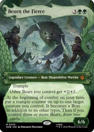 Beorn the Fierce (Showcase) (HOB-230) [The Hobbit] Foil