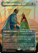 Aragorn and Arwen, Wed (Borderless) (Surge Foil) (HOC-068) [The Hobbit: Eternal-Legal] Foil