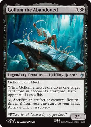 Gollum the Abandoned (HOB-072) [The Hobbit] Foil