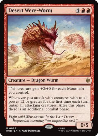Desert Were-Worm (HOB-092) [The Hobbit] Foil
