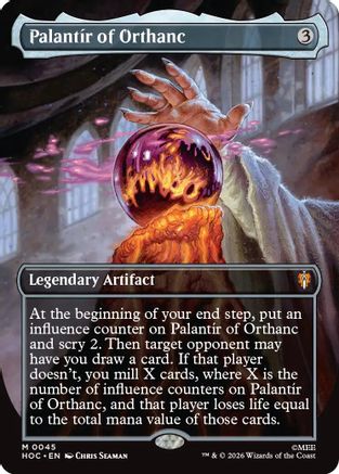 Palantir of Orthanc (Borderless) (HOC-045) [The Hobbit: Eternal-Legal] Foil