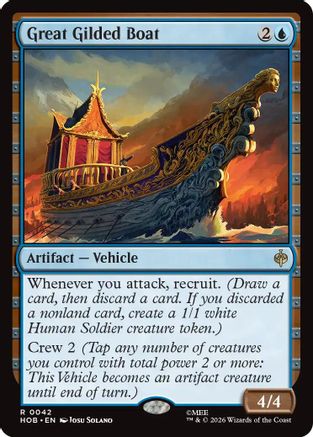 Great Gilded Boat (HOB-042) [The Hobbit] Foil