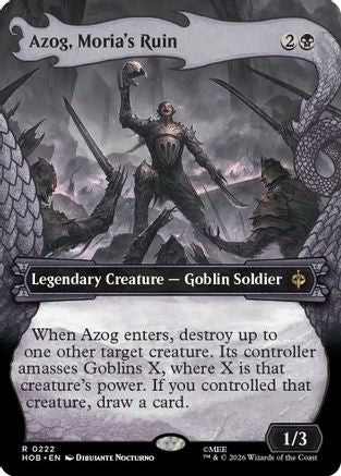 Azog, Moria's Ruin (Showcase) (HOB-222) [The Hobbit] Foil