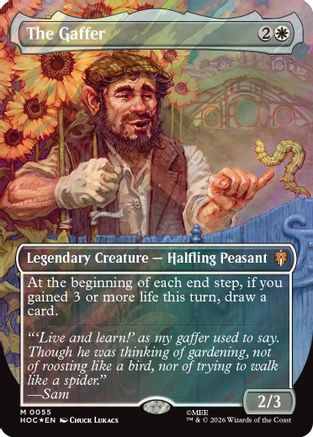 The Gaffer (Borderless) (Surge Foil) (HOC-055) [The Hobbit: Eternal-Legal] Foil