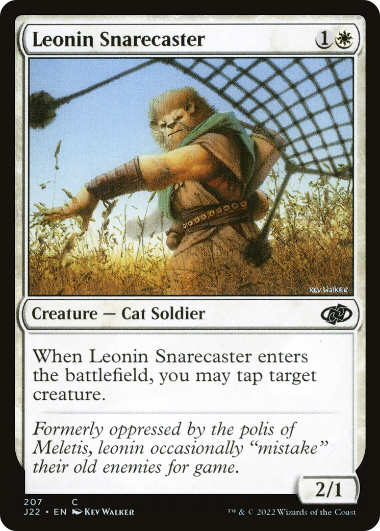 Leonin Snarecaster (J22-207) [Jumpstart 2022]