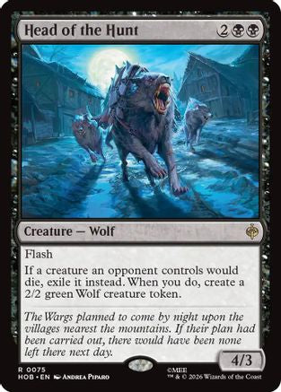 Head of the Hunt (HOB-075) [The Hobbit] Foil