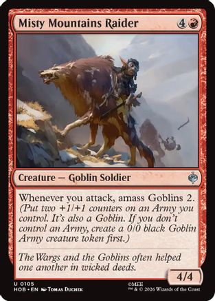 Misty Mountains Raider (HOB-105) [The Hobbit]