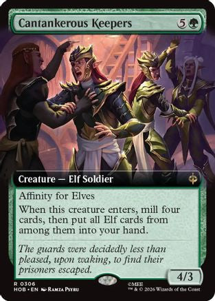 Cantankerous Keepers (Extended Art) (HOB-306) [The Hobbit] Foil
