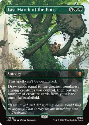 Last March of the Ents (Borderless) (HOC-027) [The Hobbit: Eternal-Legal]