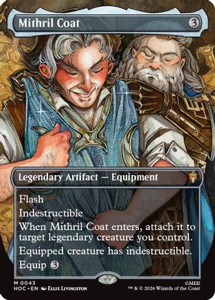 Mithril Coat (Borderless) (HOC-043) [The Hobbit: Eternal-Legal] Foil