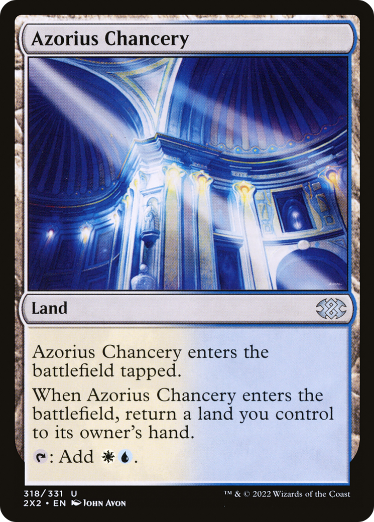 Azorius Chancery (2X2-318) [Double Masters 2022]