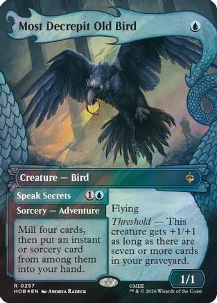 Most Decrepit Old Bird (Showcase) (Surge Foil) (HOB-257) [The Hobbit] Foil