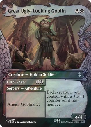 Great Ugly-Looking Goblin (Showcase) (Surge Foil) (HOB-259) [The Hobbit] Foil