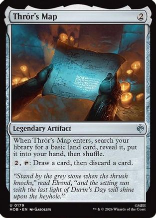 Thror's Map (HOB-179) [The Hobbit] Foil