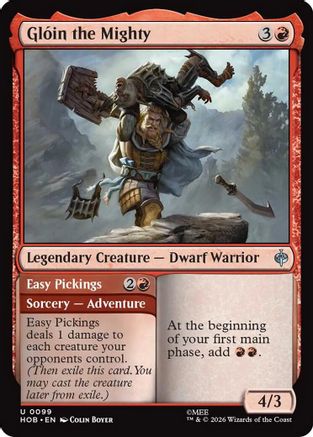 Gloin the Mighty (HOB-099) [The Hobbit] Foil