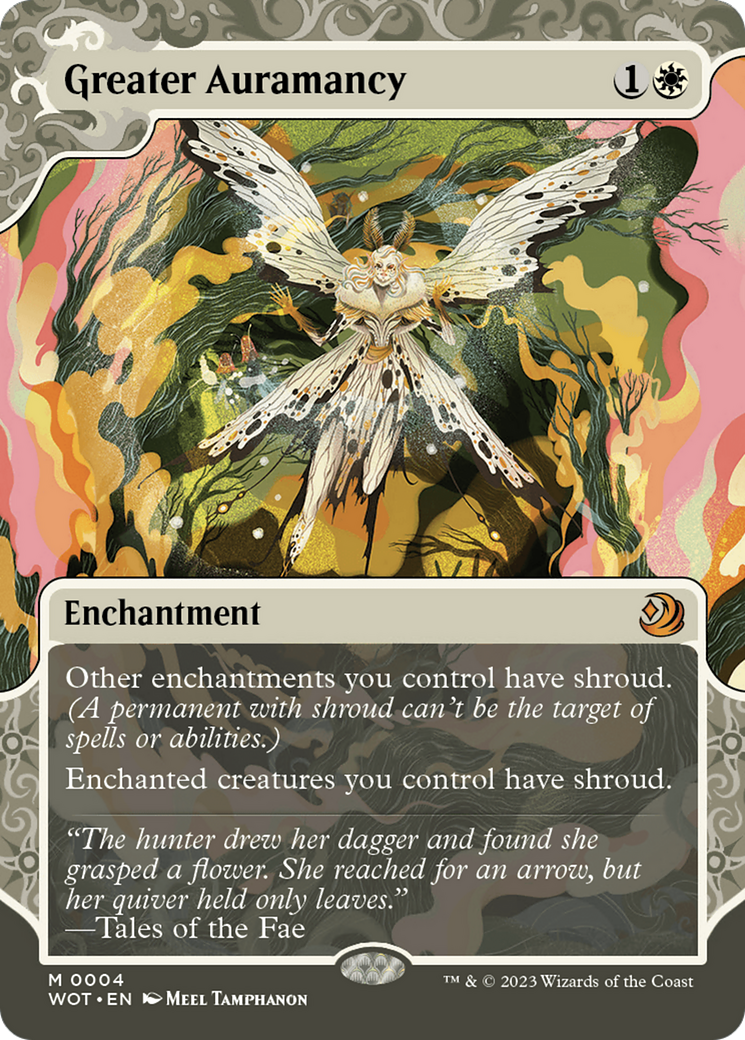 Greater Auramancy (WOT-004) [Wilds of Eldraine: Enchanting Tales]: (Showcase) (Borderless)