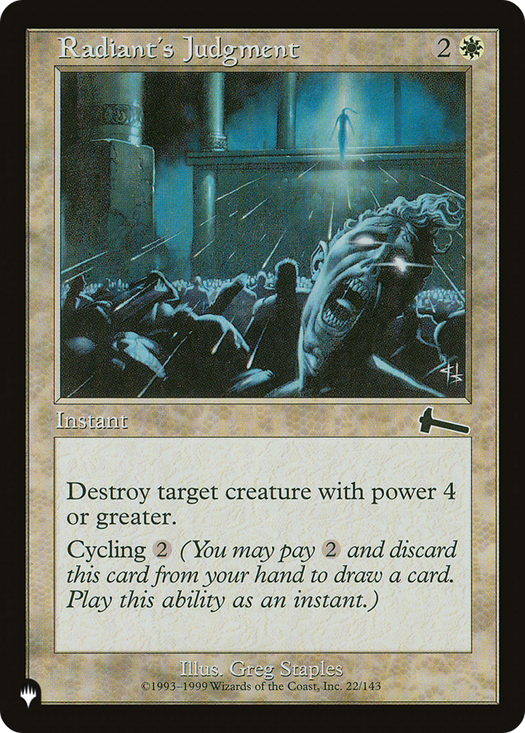 Radiant's Judgment (LIST-ULG-22) [The List]