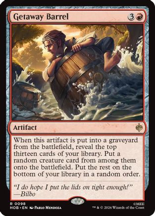 Getaway Barrel (HOB-098) [The Hobbit] Foil
