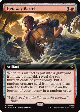 Getaway Barrel (Extended Art) (HOB-303) [The Hobbit]