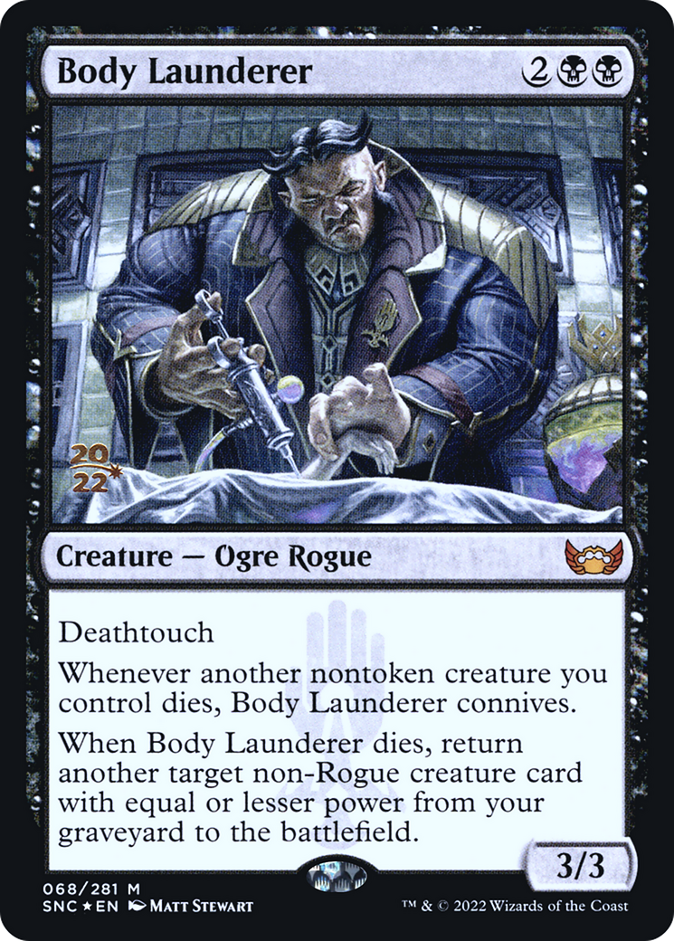 Body Launderer (PRE-068) [Streets of New Capenna Promos] Foil