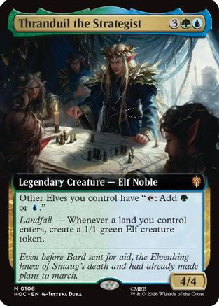 Thranduil the Strategist (Extended Art) (HOC-106) [The Hobbit: Eternal-Legal]