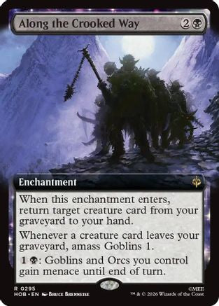 Along the Crooked Way (Extended Art) (HOB-295) [The Hobbit] Foil
