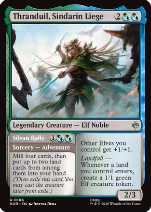 Thranduil, Sindarin Liege (HOB-166) [The Hobbit] Foil