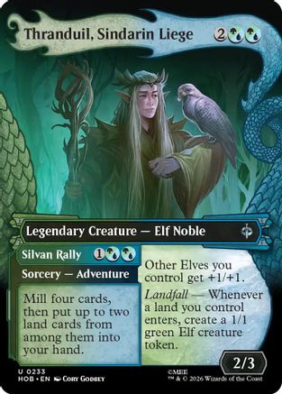 Thranduil, Sindarin Liege (Showcase) (HOB-233) [The Hobbit] Foil