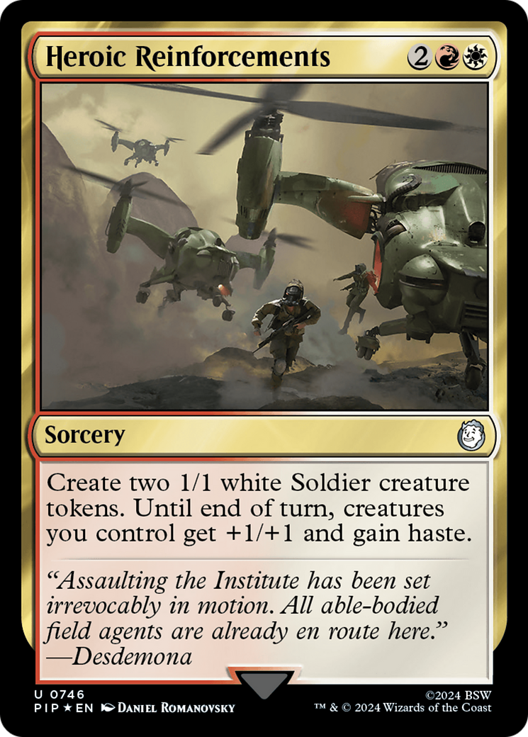 Heroic Reinforcements (PIP-746) [Fallout] Foil