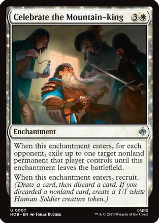 Celebrate the Mountain-king (HOB-007) [The Hobbit] Foil