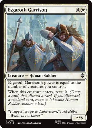 Esgaroth Garrison (HOB-013) [The Hobbit] Foil