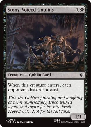 Stony-Voiced Goblins (HOB-085) [The Hobbit] Foil