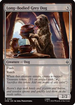 Long-Bodied Grey Dog (HOB-001) [The Hobbit] Foil