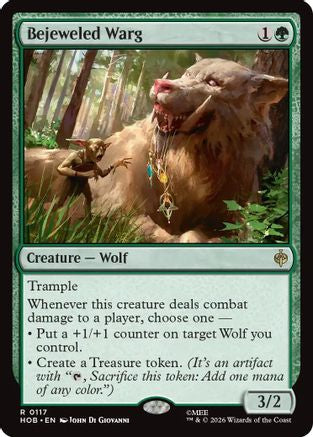 Bejeweled Warg (HOB-117) [The Hobbit] Foil
