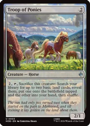 Troop of Ponies (HOB-003) [The Hobbit] Foil