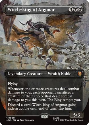 Witch-king of Angmar (Borderless) (HOC-020) [The Hobbit: Eternal-Legal]