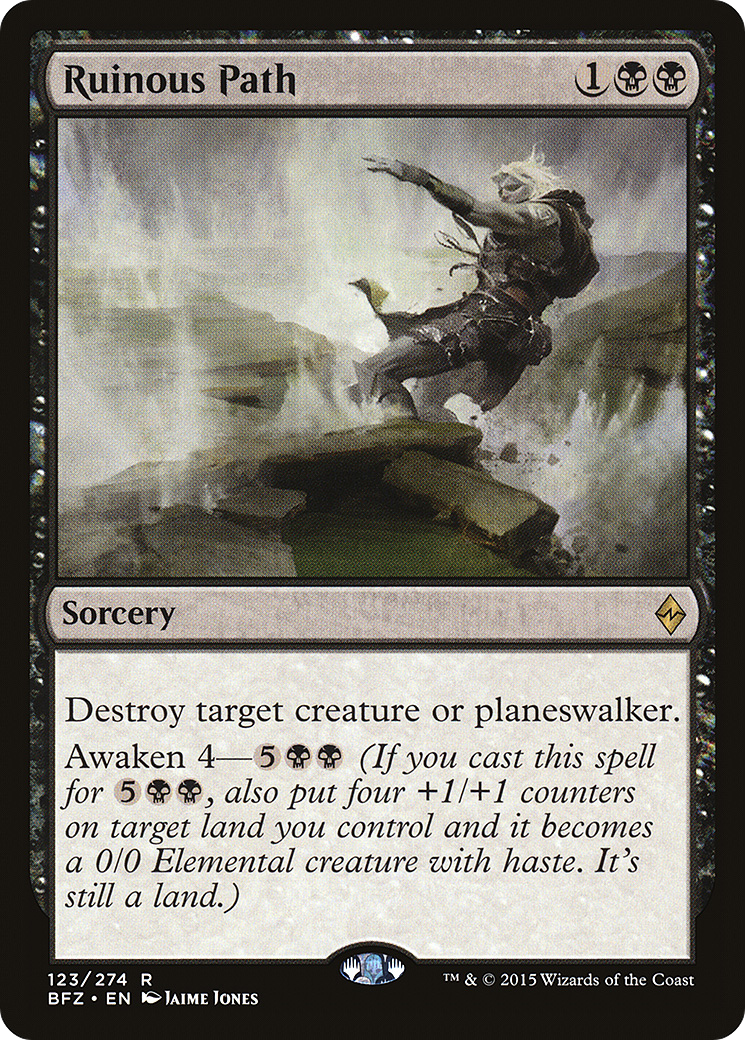 Ruinous Path (BFZ-123) [Battle for Zendikar]