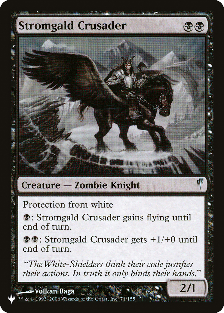 Stromgald Crusader (LIST-CSP-71) [The List]