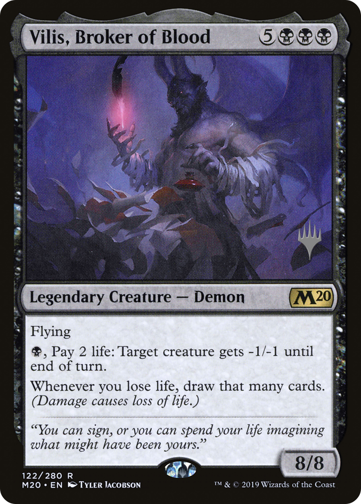 Vilis, Broker of Blood (PPM20-122P) [Promo Pack: Core Set 2020 Promos]